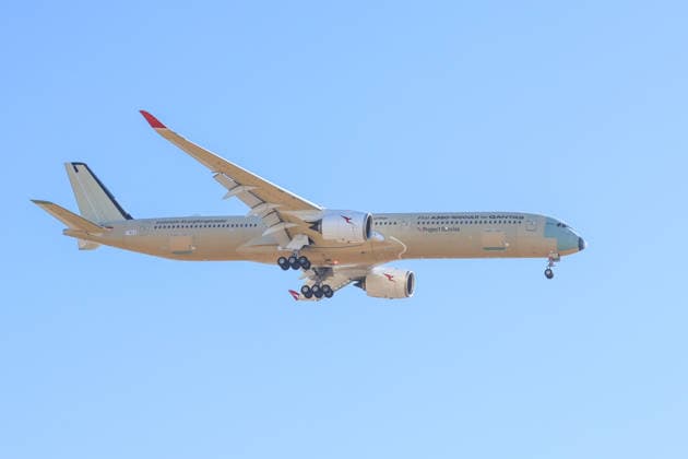 France - Qantas Airbus A350-1000ULR - Project Sunrise test flight TOULOUSE, FRANCE - JULY 28, 2026: Qantas Airbus A350-1000ULR, registration F-WULR, lands at Toulouse-Blagnac International Airport during a Project Sunrise test flight between Melbourne and Toulouse as part of Airbus and Qantas ultra-long-range flight-test program. On July 28, 2026 at Toulouse-Blagnac International Airport (TLS) in Blagnac, near Toulouse, France. Photo by Manuel Blondeau AOP.Press Toulouse Toulouse-Blagnac International A Occitanie France Copyright: x ManuelxBlondeau AOP.Pressx 1080504528st
