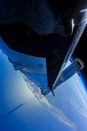 SpaceX s next-generation Starship successfully launched atop the new Super Heavy V3 booster, from Starbase in Boca Chica, Texas, Friday, July 24, 2026.  WAX2026072801 SPACEX