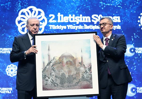 Turkish President Erdogan attends communications council meeting in Ankara Turkish President Recep Tayyip Erdogan attends the Second Communications Council meeting, organized by the Turkish Presidency s Directorate of Communications, at the Congresium Convention and Exhibition Centre in Ankara, Türkiye, on July 28, 2026. Photo by Turkish presidency apaimages Istanbul Istanbul Turkey 280726_Turkey_TPO_00(13) Copyright: xapaimagesxTurkishxpresidencyx xapaimagesx
