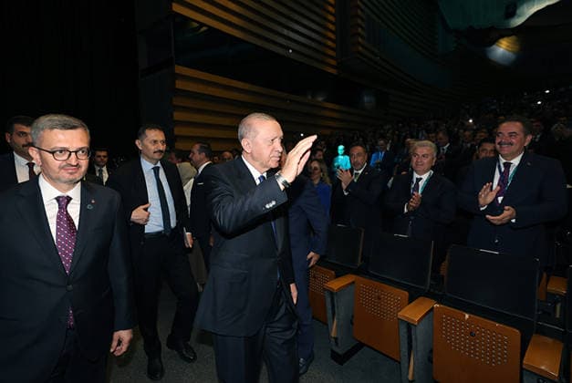 Turkish President Erdogan attends communications council meeting in Ankara Turkish President Recep Tayyip Erdogan attends the Second Communications Council meeting, organized by the Turkish Presidency s Directorate of Communications, at the Congresium Convention and Exhibition Centre in Ankara, Türkiye, on July 28, 2026. Photo by Turkish presidency apaimages Istanbul Istanbul Turkey 280726_Turkey_TPO_00(2) Copyright: xapaimagesxTurkishxpresidencyx xapaimagesx