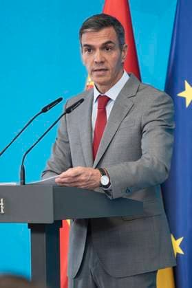 July 28, 2026, Madrid, Madrid, Spain: Prime Minister Pedro Sanchez during the press conference, reviewed the political year before the summer recess and presented the periodic accountability report Cumplindo at the Moncloa Complex, on 28 July, 2016 in Madrid, Spain Madrid Spain  - ZUMAs197 20260728_aaa_s197_025 Copyright: xAtilanoxGarciax