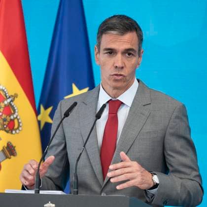 July 28, 2026, Madrid, Madrid, Spain: Prime Minister Pedro Sanchez during the press conference, reviewed the political year before the summer recess and presented the periodic accountability report Cumplindo at the Moncloa Complex, on 28 July, 2016 in Madrid, Spain Madrid Spain  - ZUMAs197 20260728_aaa_s197_043 Copyright: xAtilanoxGarciax