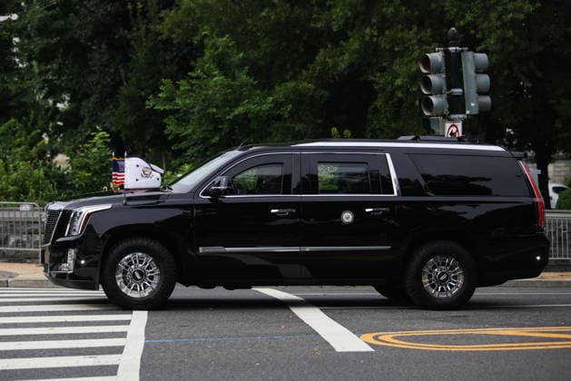 July 28, 2026, Washington, District Of Columbia, USA: Vice President JD Vance arrives in a motorcade at the U.S Capitol ahead of a memorial service for U.S. Senator Lindsey Graham (R-SC) in Washington, D.C. on July 28, 2026. Washington USA - ZUMAd227 20260728_znp_d227_012 Copyright: xBryanxDozierx