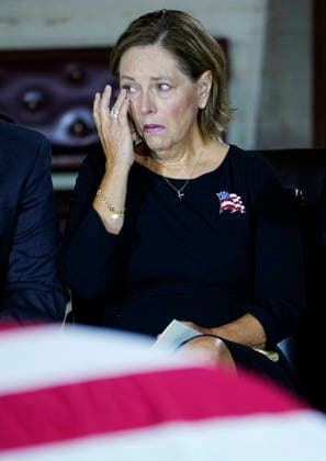 Sen. Darline Graham, R-SC, sister of the late Sen. Lindsey Graham, attends a Congressional tribute in the Rotunda of the U.S. Capitol in Washington DC on Tuesday, July 28, 2026. Lindsey Graham, who served in Congress for 31 years, died on July 11 at the age of 71.  WAP20260728920 BONNIExCASH