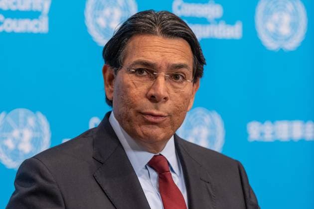 July 28, 2026, New York, New York, USA: Ambassador Danny Danon of Israel speaks to the press ahead of Security Council meeting on The situation in the Middle East, including the Palestinian question: Quarterly Open Debate at UN Headquarters in New York, NY on July 28, 2026. New York USA  - ZUMAr339 20260728_znp_r339_004 Copyright: xLevxRadinx