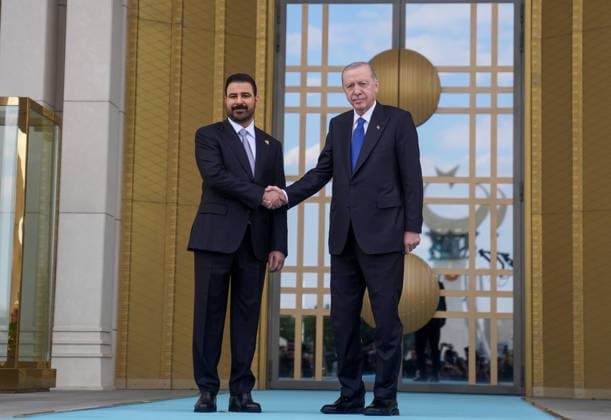 Turkish President Recep Tayyip Erdogan ANKARA, TURKIYE - JULY 28: Turkish President Recep Tayyip Erdogan (R) welcomes Iraqi Prime Minister Ali al-Zaydi (L) with an official ceremony at the Presidential Complex in Ankara, Turkiye, on July 28, 2026. Ercin Erturk Anadolu Ankara Turkey. Editorial use only. Please get in touch for any other usage.  Copyright: x2026xAnadoluxErcinxErturkx