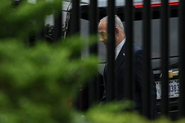 Israeli Prime Minister Netanyahu arrives at White House for meets with Trump WASHINGTON, DC, UNITED STATES - JULY 28: Israeli Prime Minister Benjamin Netanyahu arrives at the White House for a meeting with U.S. President Donald Trump in Washington, D.C., on July 28, 2026. Mehmet Eser Anadolu Washington United States. Editorial use only. Please get in touch for any other usage.  Copyright: x2026xAnadoluxMehmetxEserx