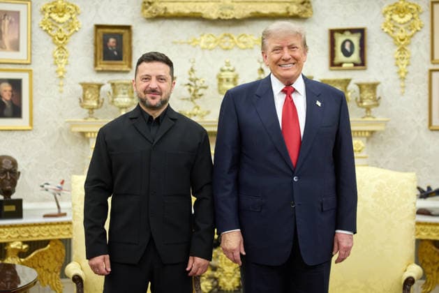 Zelenskyy meets with Trump at White House WASHINGTON, D.C - JULY 28: (----EDITORIAL USE ONLY - MANDATORY CREDIT - ZELENSKYY SOCIAL MEDIA ACCOUNT HANDOUT - NO MARKETING NO ADVERTISING CAMPAIGNS - DISTRIBUTED AS A SERVICE TO CLIENTS----) Ukrainian President Volodymyr Zelenskyy (L) meets with US President Donald Trump (R) at White House during his visit to Washington, D.C, United States on July 28, 2026. Zelenskyy Social Media Account Anadolu Washington United States. Editorial use only. Please get in touch for any other usage.  Copyright: x2026xAnadoluxZelenskyyxSocialxMediaxAccountx