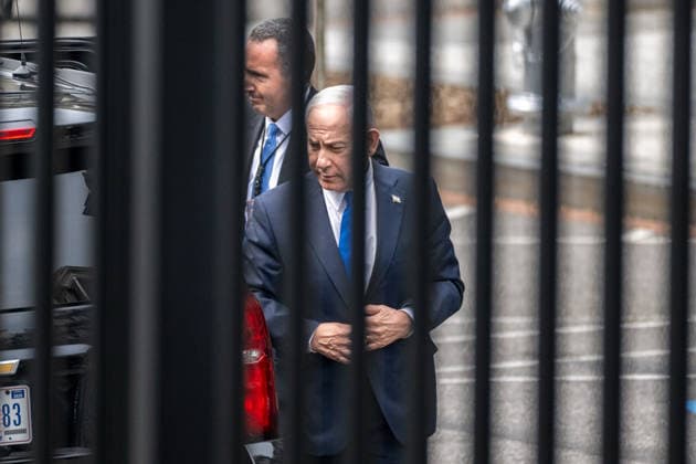July 28, 2026, Washington, District Of Columbia, United States: Israeli Prime Minister BENJAMIN NETANYAHU arrives at the White House for a meeting with U.S. President DONALD TRUMP in Washington, D.C. Washington United States - ZUMAk206 20260728_znp_k206_005 Copyright: xMattxKaminskyx