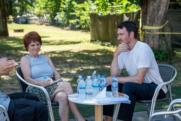 Neureuther für ARD-Doku bei Rhenania Hamborn. 28.07.2026 Duisburg ** NUR FÜR REDAKTIONELLE ZWECKE ** EDITORIAL USE ONLY **<p>BR-Team dreht für ARD-Doku bei Rhenania: Wie kinderfreundlich ist Deutschland? 28.07.2026 Duisburg Deutschland NRW Duisburg Copyright: DanielxAttia *** Neureuther Films ARD Documentary at Rhenania Hamborn, July 28, 2026, Duisburg ** FOR EDITORIAL USE ONLY ** EDITORIAL USE ONLY ** p BR team films for ARD documentary at Rhenania: How Child-Friendly Is Germany? July 28, 2026, Duisburg, Germany, North Rhine-Westphalia, Duisburg Copyright DanielxAttia Copyright: DanielxAttia doc86wzmrob4c0mvtlco22 ,EDITORIAL USE ONLY