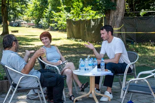 Neureuther für ARD-Doku bei Rhenania Hamborn. 28.07.2026 Duisburg ** NUR FÜR REDAKTIONELLE ZWECKE ** EDITORIAL USE ONLY **<p>BR-Team dreht für ARD-Doku bei Rhenania: Wie kinderfreundlich ist Deutschland? 28.07.2026 Duisburg Deutschland NRW Duisburg Copyright: DanielxAttia *** Neureuther Films ARD Documentary at Rhenania Hamborn, July 28, 2026, Duisburg ** FOR EDITORIAL USE ONLY ** EDITORIAL USE ONLY ** p BR team films for ARD documentary at Rhenania: How Child-Friendly Is Germany? July 28, 2026, Duisburg, Germany, North Rhine-Westphalia, Duisburg Copyright DanielxAttia Copyright: DanielxAttia doc86wzmrpf2bkf1d3xn7r ,EDITORIAL USE ONLY