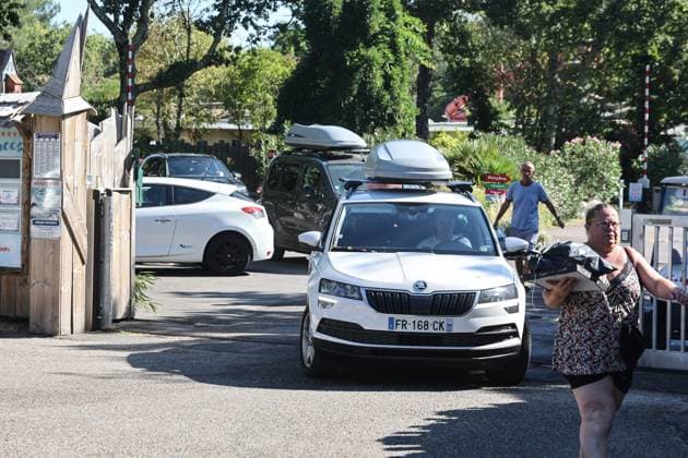 Saumos Fire: Evacuation of Campgrounds and Exodus to Lacanau PHOTOPQR SUD OUEST Photo by Fabien Cottereau Lacanau July 28, 2026 Saumos Fire: On the orders of the Gironde Prefecture, campgrounds were evacuated to Lacanau Fire in southwestern France, July 28, 2026, Lacanau, Gironde, France  Copyright: xPHOTOPQR SUDxOUEST MAXPPPxPhotoxFabienxCottereaux 20260728SDO6291 20260728SDO6291