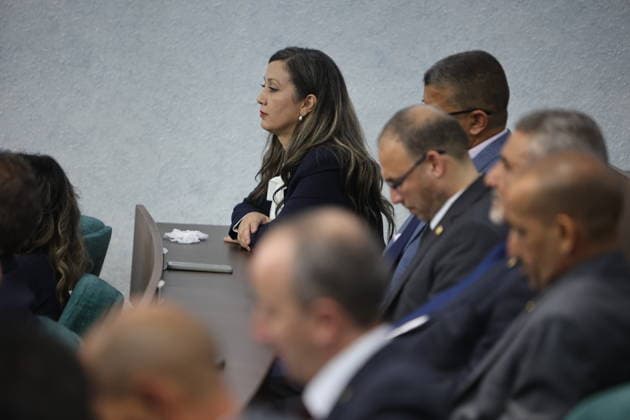 Khalida Boufadache becomes Algeria s first female speaker of parliament ALGIERS, ALGERIA - JULY 28: Khalida Boufadache becomes the country s first female Speaker of Parliament after a vote held during a session at the National People s Assembly building in Algiers, Algeria on July 28, 2026. Hamza Zait Anadolu Algiers Algeria. Editorial use only. Please get in touch for any other usage.  Copyright: x2026xAnadoluxHamzaxZaitx