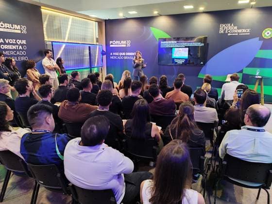 RECORD DATE NOT STATED e-commerce forum Brazil 2026 Sao Paulo (SP), July 28, 2026 - Economy Sales Technology - Activity on the first day of the E-commerce Brazil Forum, taking place in the Anhembi district and bringing together marketplaces, application and product providers for digital commerce, and marketing and sales professionals. The event brings together major online stores such as Magazine Luiza, Shopee, TikTokShop, Amazon, Mercado Livre, Kwai, among others.(Foto: Leandro Chemalle Thenews2 imago images) e-commerce forum Brazil 2026  Copyright: xLeandroxChemallex