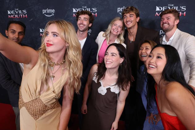 Culver City, CA, July 28: Kathryn Newton, Erica Lee, Erin Westerman, Gavin Casalegno at the Los Angeles screening of *The Devil’s Mouth*, held at the Culver Theater in Culver City, CA, on July 28, 2026. Credit: AdMedia 458614 2026 07 28 CA Culver City United States  Copyright: xAdMediax STAR_458614_001
