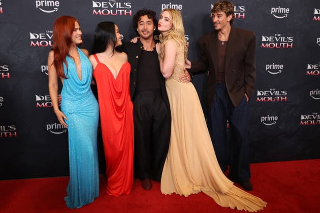 Culver City, CA, July 28: Tommi Rose, Lana Condor, Nico Hiraga, Kathryn Newton, Gavin Casalegno at the Los Angeles screening of *The Devil’s Mouth*, held at the Culver Theater in Culver City, CA, on July 28, 2026. Credit: AdMedia 458614 2026 07 28 CA Culver City United States  Copyright: xAdMediax STAR_458614_021