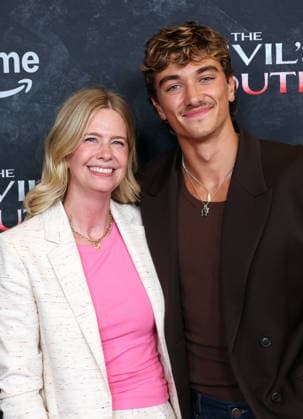 Culver City, CA, July 28: Erin Westerman, Gavin Casalegno at the Los Angeles screening of *The Devil’s Mouth*, held at the Culver Theater in Culver City, CA, on July 28, 2026. Credit: AdMedia 458614 2026 07 28 CA Culver City United States  Copyright: xAdMediax STAR_458614_050
