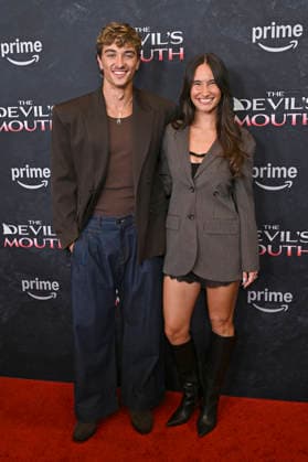 Gavin Casalegno und Cheyanne King Casalegno beim Special Screening des Amazon Prime Video-Films The Devil s Mouth im Culver Theater. Culver City, 28.07.2026 *** Gavin Casalegno and Cheyanne King Casalegno at the special screening of the Amazon Prime Video film *The Devil s Mouth* at the Culver Theater in Culver City, July 28, 2026 Foto:xD.xStarbuckx xFuturexImagex mouth_6756