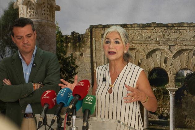 Presentation of the Latest Restoration Work at the Medina Azahara Archaeological Complex Museum The Regional Minister of Culture, Historical Heritage, and Sports, Patricia del Pozo, speaks to the media after inspecting the latest work carried out at the Medina Azahara Archaeological Site Museum July 29, 2026, in Córdoba, Andalusia, Spain July 29, 2026, Córdoba, Andalusia, Spain Córdoba, Andalusia, Spain Spain  Copyright: xGuillermoxMoralesx 7693683