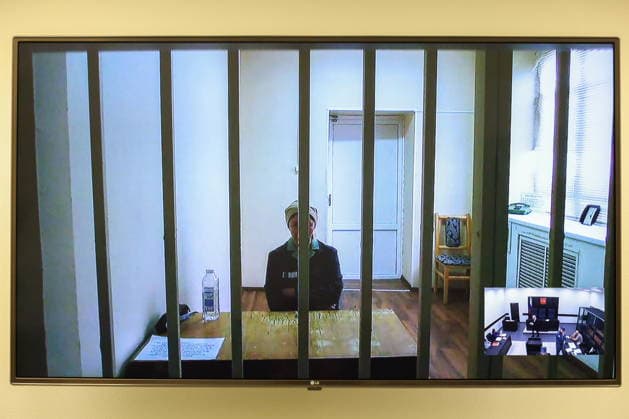 RUSSIA, MOSCOW - JULY 29, 2026: Blogger Yelena Blinovskaya joins, via videolink, a hearing into her sentencing appeal at the Second Court Cassation of General Jurisdiction. In March 2025, Blinovskaya was sentenced to 4 and a half years of prison in a tax evastion and money laundering trial. Alexander Shcherbak TASS  95589308