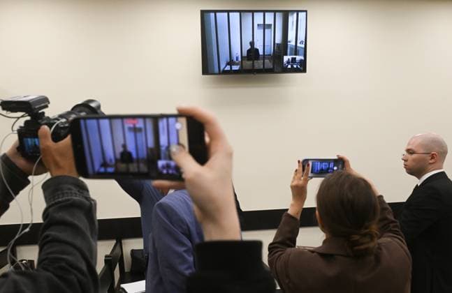Russia Blogger Tax Evasion Trial 9213502 29.07.2026 Russian blogger Yelena Blinovskaya, serving a five-year prison sentence for money laundering and illegal circulation of funds, appears on a screen via a video link during a hearing on her defence appeal against the verdict at the Second Court of Cassation of General Jurisdiction in Moscow, Russia. Mikhail Voskresenskiy Sputnik Moscow Russia  Copyright: xMikhailxVoskresenskiyx