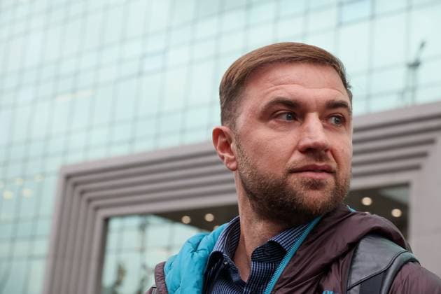 29.07.2026. Russia. Moscow. Elena Blinovskaya s brother Alexander after consideration by the Second Court of Cassation of General Jurisdiction of the complaint against the verdict of blogger Elena Blinovskaya. In March 2025, a court sentenced Blinovskaya to 4.5 years in a penal colony in a case of large-scale tax evasion and money laundering. Alexey Belkin NEWS.ru BelkinxAlexey