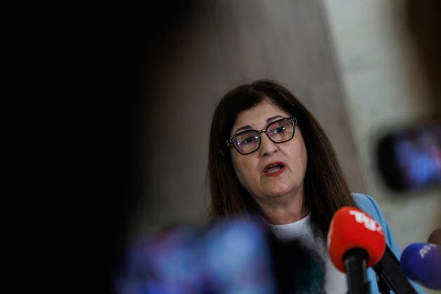 July 29, 2026, Rome, Italia, Italy: Joint statement by the Minister of Foreign Affairs and International Cooperation Antonio Tajani and the Foreign Minister of the Palestinian Authority Varsen Aghabekia at the end of the meeting of the Global Alliance for the Two-State Solution, Rome 29 07 2026 Rome Italy  - ZUMAa289 20260729_zia_a289_049 Copyright: xFrancescoxFotiax xAgfx