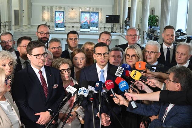 RECORD DATE NOT STATED 29.07.2026 WARSZAWA SEJM RP POSIEDZENIE SEJMU DZIEN PIERWSZY Warsaw, The 30th sitting of the Sejm of the Republic of Poland. Day 1 - Polish Parliament N Z MATEUSZ MORAWIECKI KLUB PARLAMENTARNY ROZWOJ PLUS STOWARZYSZENIE NOWY KLUB W SEJMIE POSLANKI POSLOWIE CZLONKOWIE FOT DAMIAN BURZYKOWSKI NEWSPIX.PL NEWSPIX.PL --- newspix.pl 