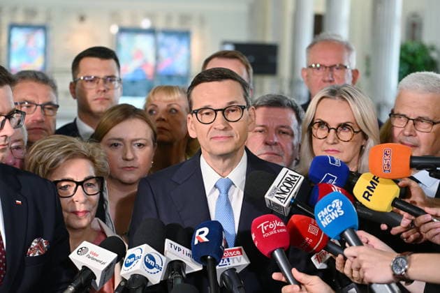 RECORD DATE NOT STATED 29.07.2026 WARSZAWA SEJM RP POSIEDZENIE SEJMU DZIEN PIERWSZY Warsaw, The 30th sitting of the Sejm of the Republic of Poland. Day 1 - Polish Parliament N Z MATEUSZ MORAWIECKI KLUB PARLAMENTARNY ROZWOJ PLUS STOWARZYSZENIE NOWY KLUB W SEJMIE POSLANKI POSLOWIE CZLONKOWIE FOT DAMIAN BURZYKOWSKI NEWSPIX.PL NEWSPIX.PL --- newspix.pl 