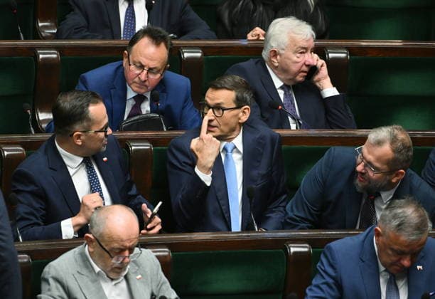RECORD DATE NOT STATED 29.07.2026 WARSZAWA SEJM RP POSIEDZENIE SEJMU DZIEN PIERWSZY Warsaw, The 30th sitting of the Sejm of the Republic of Poland. Day 1 - Polish Parliament N Z MATEUSZ MORAWIECKI MARCIN HORALA SZYMON SZYNKOWSKI KLUB PARLAMENTARNY ROZWOJ PLUS STOWARZYSZENIE NOWY KLUB W SEJMIE POSLANKI POSLOWIE CZLONKOWIE FOT DAMIAN BURZYKOWSKI NEWSPIX.PL NEWSPIX.PL --- newspix.pl 