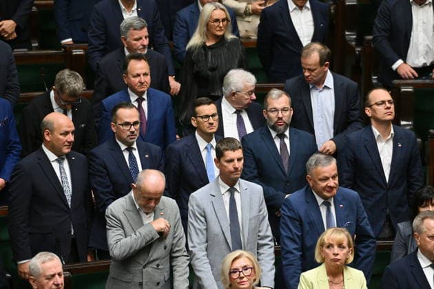 RECORD DATE NOT STATED 29.07.2026 WARSZAWA SEJM RP POSIEDZENIE SEJMU DZIEN PIERWSZY Warsaw, The 30th sitting of the Sejm of the Republic of Poland. Day 1 - Polish Parliament N Z MATEUSZ MORAWIECKI MARCIN HORALA SZYMON SZYNKOWSKI KLUB PARLAMENTARNY ROZWOJ PLUS STOWARZYSZENIE NOWY KLUB W SEJMIE POSLANKI POSLOWIE CZLONKOWIE FOT DAMIAN BURZYKOWSKI NEWSPIX.PL NEWSPIX.PL --- newspix.pl 