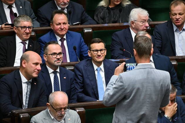 RECORD DATE NOT STATED 29.07.2026 WARSZAWA SEJM RP POSIEDZENIE SEJMU DZIEN PIERWSZY Warsaw, The 30th sitting of the Sejm of the Republic of Poland. Day 1 - Polish Parliament N Z MATEUSZ MORAWIECKI MARCIN HORALA SZYMON SZYNKOWSKI KLUB PARLAMENTARNY ROZWOJ PLUS STOWARZYSZENIE NOWY KLUB W SEJMIE POSLANKI POSLOWIE CZLONKOWIE FOT DAMIAN BURZYKOWSKI NEWSPIX.PL NEWSPIX.PL --- newspix.pl 