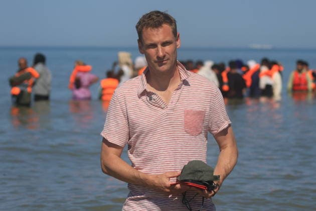Migrants rescued from water during English Channel crossing attempt in France HARDELOT, FRANCE - JULY 29: UK Shadow Home Secretary Chris Philp is seen at Hardelot-Plage in northern France on July 29, 2026, where migrants attempted to cross the English Channel aboard an inflatable boat. Marcin Nowak Anadolu Hardelot France. Editorial use only. Please get in touch for any other usage.  Copyright: x2026xAnadoluxMarcinxNowakx