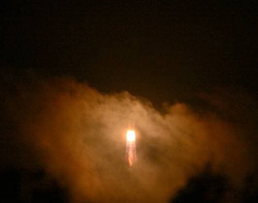 WENCHANG, CHINA - JULY 29: A Long March-7A carrier rocket carrying TL-3 (Tian Lian 3) satellites blasts off from Wenchang Spacecraft Launch Site on July 29, 2026 in Wenchang, Hainan Province of China.  Copyright: xVCGx 111657081039