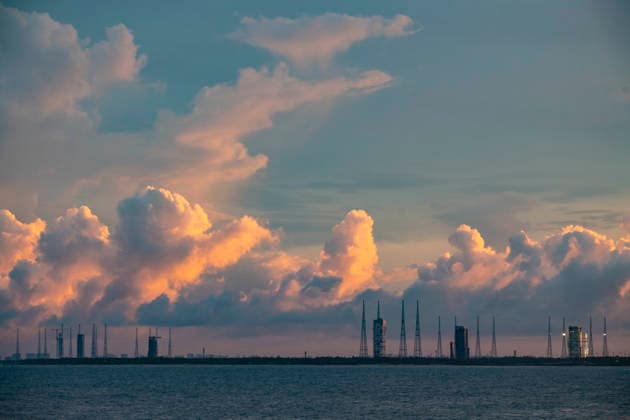 WENCHANG, CHINA - JULY 29: A Long March-7A carrier rocket carrying TL-3 (Tian Lian 3) satellites blasts off from Wenchang Spacecraft Launch Site on July 29, 2026 in Wenchang, Hainan Province of China.  Copyright: xVCGx 111657082500