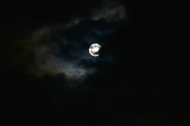 July 29, 2026, Siliguri, West Bengal, India: A Full Moon is pictured on the occasion of Guru Purnima in Siliguri. Siliguri India - ZUMAd209 20260729_znp_d209_020 Copyright: xDiptenduxDuttax