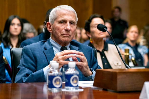 Former Director of the National Institute of Allergy and Infectious Diseases Dr. Anthony Fauci testifies during a Senate Homeland Security and Governmental Affairs Committee hearing at the U.S. Capitol in Washington, DC on Wednesday, July 29, 2026. Fauci was expected to be questioned about his diary entries during his handling of the Covid-19 pandemic, but invoked his fifth amendment rights.  WAP20260729312 BONNIExCASH