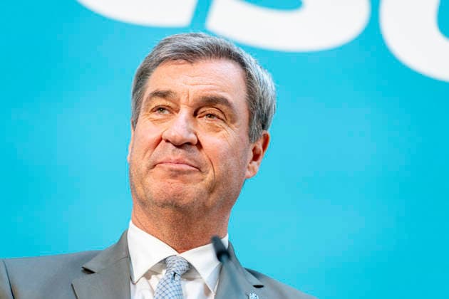 Markus Söder EUR, Deutschland, Berlin: 29.07.2026: Markus Söder (CSU) Ministerpäsident des Freistaates Bayern,während der Pressekonferenz nach der Fraktionssitzung. *** Markus Söder, EUR, Germany, Berlin, July 29, 2026 Markus Söder, CSU, Minister-President of the Free State of Bavaria, during the press conference following the parliamentary group meeting