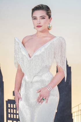 Florence Pugh at Spider-Man Brand New Day Premiere at ODEON Luxe Leicester Square on July 29, 2026 in London, England. LONDON, ENGLAND - JULY 29: Florence Pugh at Spider-Man Brand New Day Premiere at ODEON Luxe Leicester Square on July 29, 2026 in London, England., Credit:Pupat Chenaksara Avalon United Kingdom, London, ODEON Luxe Leicester Square  Copyright: xPupatxChenaksarax xAvalonx 1119577742