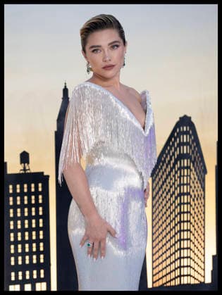 . 29 07 2026. London, United Kingdom. Actress Florence Pugh arriving at the Spider-Man : Brand New Day premiere in London.  xStephenxLockx xi-Imagesx IIM-26926-0040