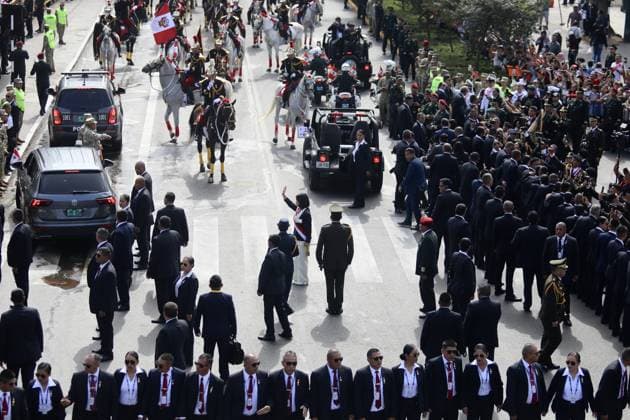 Keiko Fujimori presided over the grand civic military parade in her first official ceremony as president LIMA, PERU - JULY 29: Peruvian President Keiko Fujimori arrives at the civic-military parade marking the 205th anniversary of Peru s Independence in Lima, Peru, on July 29, 2026. One day after taking office, Fujimori attends the ceremony, where members of the Armed Forces, the National Police, and civilian delegations participate in one of the country s most important official national celebrations. Klebher Vasquez Anadolu Lima Peru. Editorial use only. Please get in touch for any other usage.  Copyright: x2026xAnadoluxKlebherxVasquezx