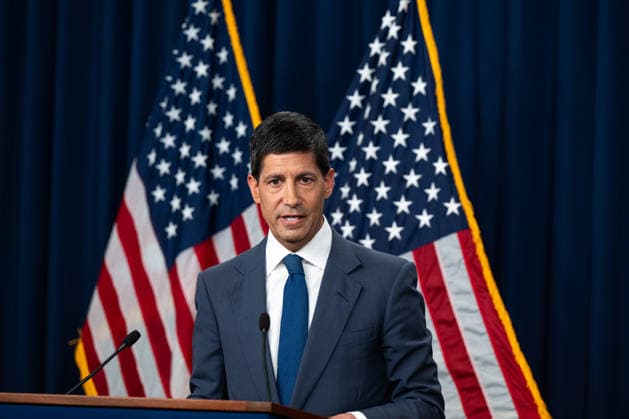 Chairman of the Federal Reserve Kevin Warsh speaks at a press conference at the Federal Reserve in Washington, DC on Wednesday, July 29, 2026. The Federal Reserve announced they will hold rates steady, but three officials dissented in a fractured vote.  WAP20260729017 ANNABELLExGORDON