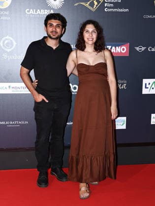 IPA87099662 - Soverato (CZ), 23rd edition of the Magna Graecia Film Festival — 5th night. Pictured: Alberto Palmiero, Gaia Nugnes  Copyright: xMarcoxProvvisionatox xMarcoxProvvisionatox 87099662