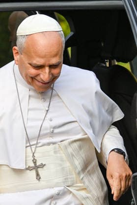 ITALY - POPE LEO XIV DURING A CONCERT IN BORGO LAUDATO SI , A 55-HECTARE EDUCATIONAL AND ENVIRONMENTAL CENTER, AT CASTEL GANDOLFO - 2026 7 29 Italy, Castel Gandolfo , Vatican, 2026 7 29 Pope Leo XIV during a concert in Borgo Laudato Si, a 55-hectare educational and environmental center, at Castel Gandolfo . EDITORIAL USE ONLY - NO BOOKS Copyright: xALESSIAxGIULIANIx