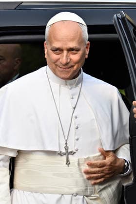 ITALY - POPE LEO XIV DURING A CONCERT IN BORGO LAUDATO SI , A 55-HECTARE EDUCATIONAL AND ENVIRONMENTAL CENTER, AT CASTEL GANDOLFO - 2026 7 29 Italy, Castel Gandolfo , Vatican, 2026 7 29 Pope Leo XIV during a concert in Borgo Laudato Si, a 55-hectare educational and environmental center, at Castel Gandolfo . EDITORIAL USE ONLY - NO BOOKS Copyright: xALESSIAxGIULIANIx
