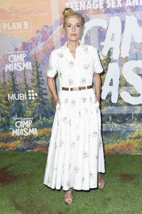 Gillian Anderson at arrivals for TEENAGE SEX AND DEATH AT CAMP MIASMA Premiere, Directors Guild of America DGA Theater Complex, Los Angeles, CA, July 29, 2026. Photo By: Elizabeth Goodenough Everett Collection TEENAGE SEX AND DEATH AT CAMP MIASMA Premiere PUBLICATIONXNOTxINxCANxCHNxFRAxITAxJPNxNORxPOLxRUSxESPxUKxUSA
