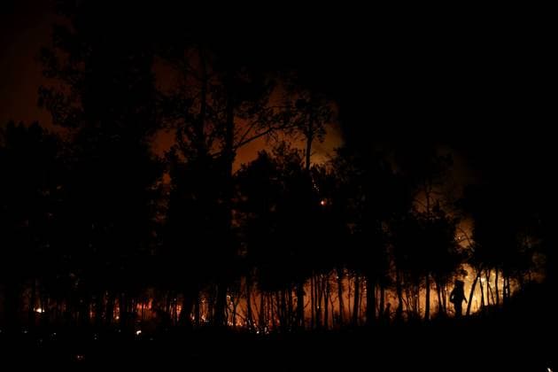 Forest fire breaks out in Mugla s Fethiye MUGLA, TURKIYE - JULY 30: Firefighting teams respond to a forest fire in the Fethiye district of Mugla, Turkiye, on July 30, 2026. Strong winds in the area caused the flames to spread rapidly as efforts to contain the blaze continued. Ali Riza Akkir Anadolu Mugla Turkey. Editorial use only. Please get in touch for any other usage.  Copyright: x2026xAnadoluxAlixRizaxAkkirx