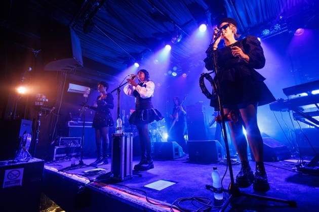 Say She She perform in Brighton Concorde 2 Brighton, East Sussex, UK on 29 July 2026 Nya Brown, Piya Malik and Sabrina Cunningham of Say She She perform on stage, Credit:Andy Sturmey Andrew Sturmey - B1114 Avalon United Kingdom, East Sussex, Brighton  Copyright: xAndyxSturmeyx xAndrewxSturmeyx-xB1114x xAvalonx 1119655247