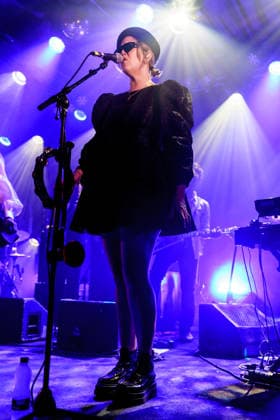 Say She She perform in Brighton Concorde 2 Brighton, East Sussex, UK on 29 July 2026 Nya Brown, Piya Malik and Sabrina Cunningham of Say She She perform on stage, Credit:Andy Sturmey Andrew Sturmey - B1114 Avalon United Kingdom, East Sussex, Brighton  Copyright: xAndyxSturmeyx xAndrewxSturmeyx-xB1114x xAvalonx 1119655266