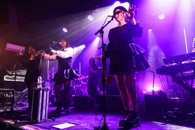 Say She She perform in Brighton Concorde 2 Brighton, East Sussex, UK on 29 July 2026 Nya Brown, Piya Malik and Sabrina Cunningham of Say She She perform on stage, Credit:Andy Sturmey Andrew Sturmey - B1114 Avalon United Kingdom, East Sussex, Brighton  Copyright: xAndyxSturmeyx xAndrewxSturmeyx-xB1114x xAvalonx 1119655292